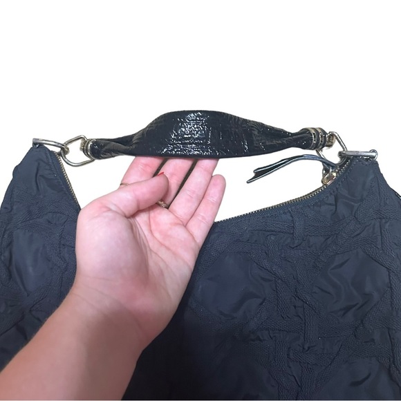 Stuart Weitzman Textured Black Purse - Picture 2 of 8